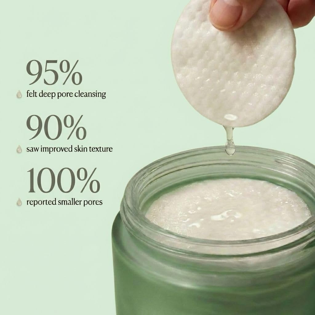 Quia dual textured toner pads lifestyle flat lay composition