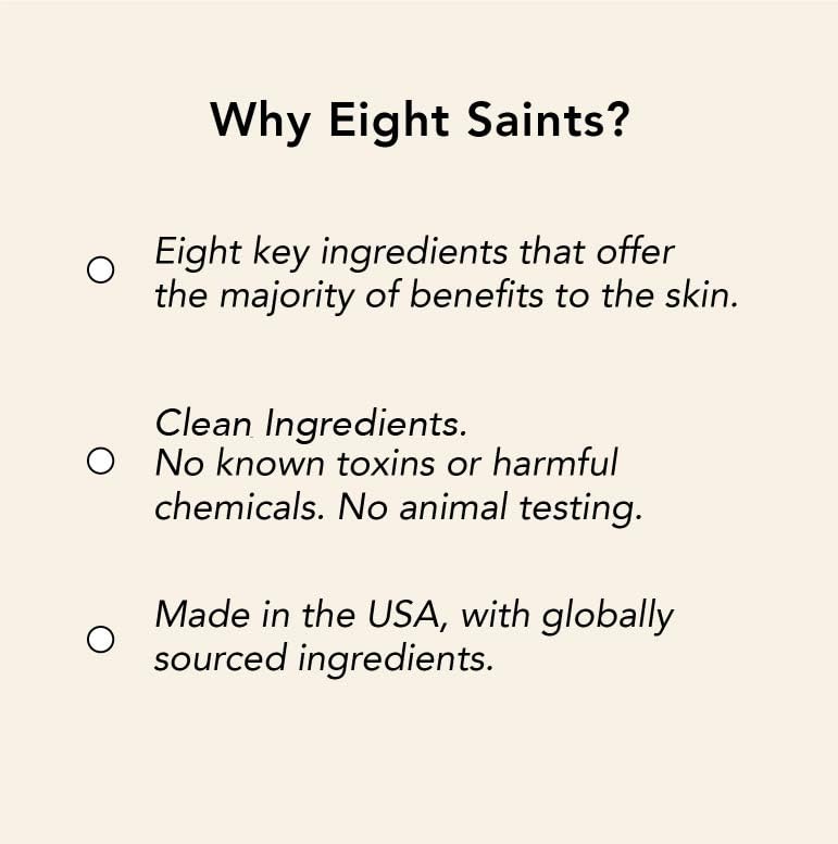 Eight Saints protein peptide and hyaluronic acid neck cream for wrinkle reduction