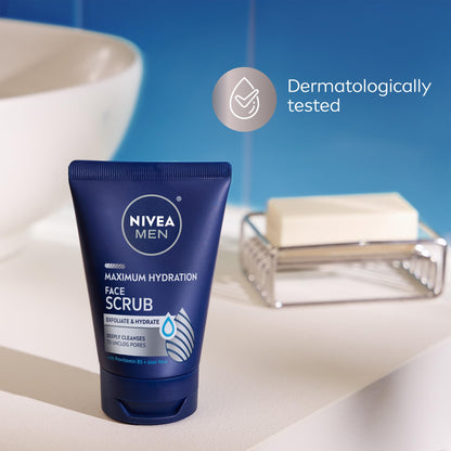 Nivea Men blue tube protective hydration daily grooming face scrub