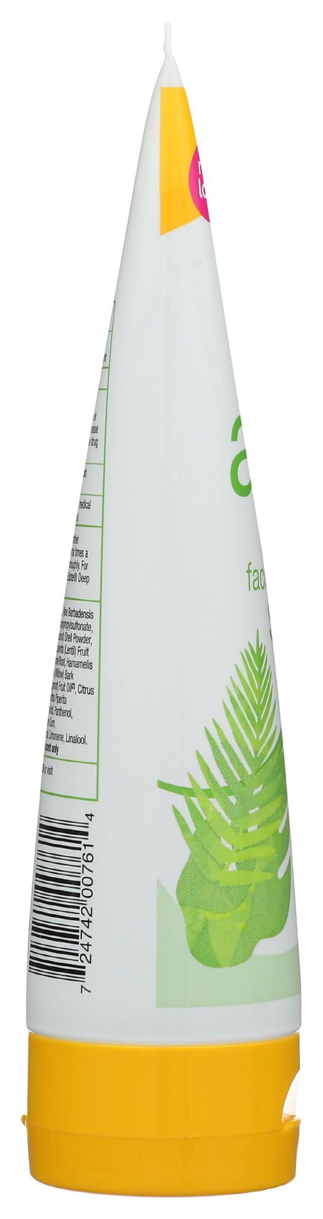 Cruelty free and 100 percent vegetarian certification seals on Alba Botanica packaging.
