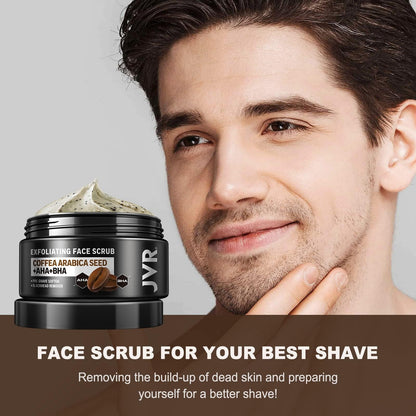 JVR pre shave softening face wash for preventing ingrown hairs