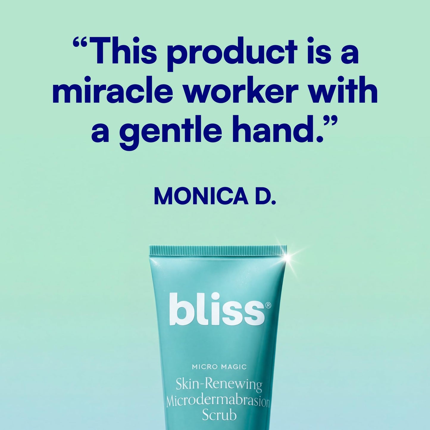 Bliss spa-powered microdermabrasion treatment packaging overview