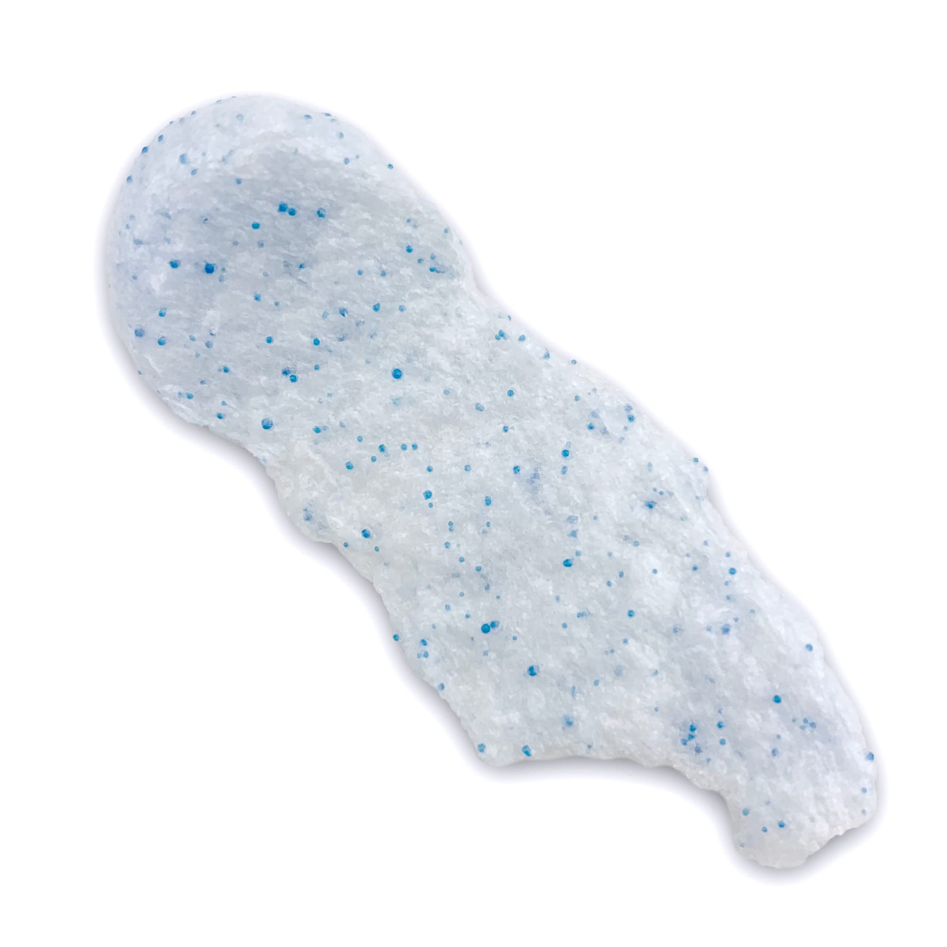 Bioré exfoliating wash texture showing blue spherical beads