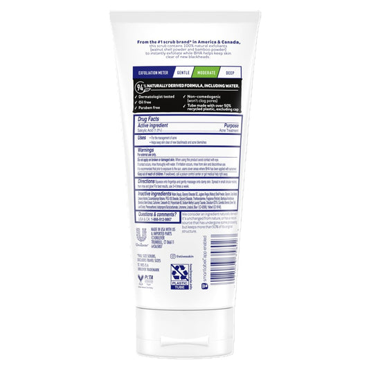 St. Ives Green Tea and Bamboo Acne Exfoliating Face Scrub product packaging.