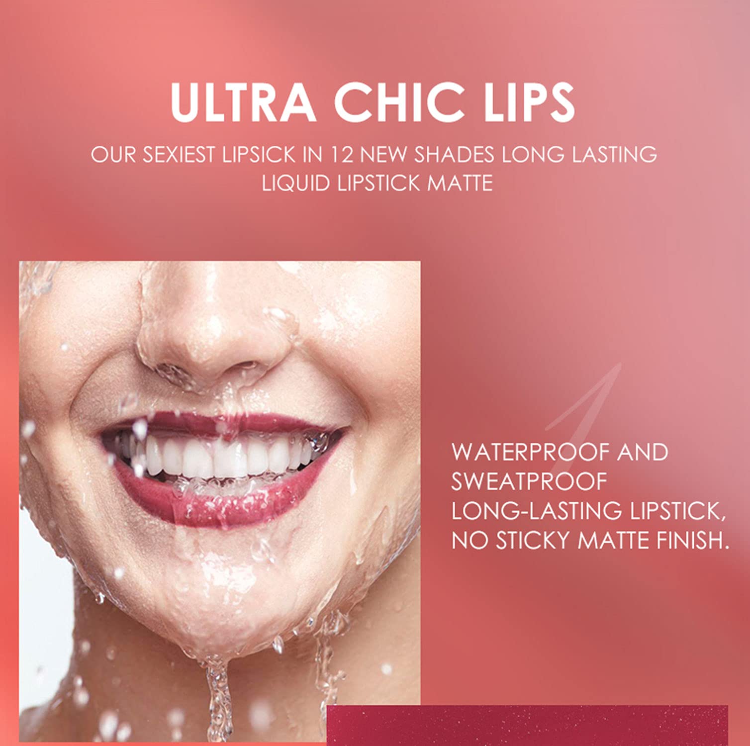 BestLand one step lips makeup kit featuring six matching lip liner pencils for precise definition.