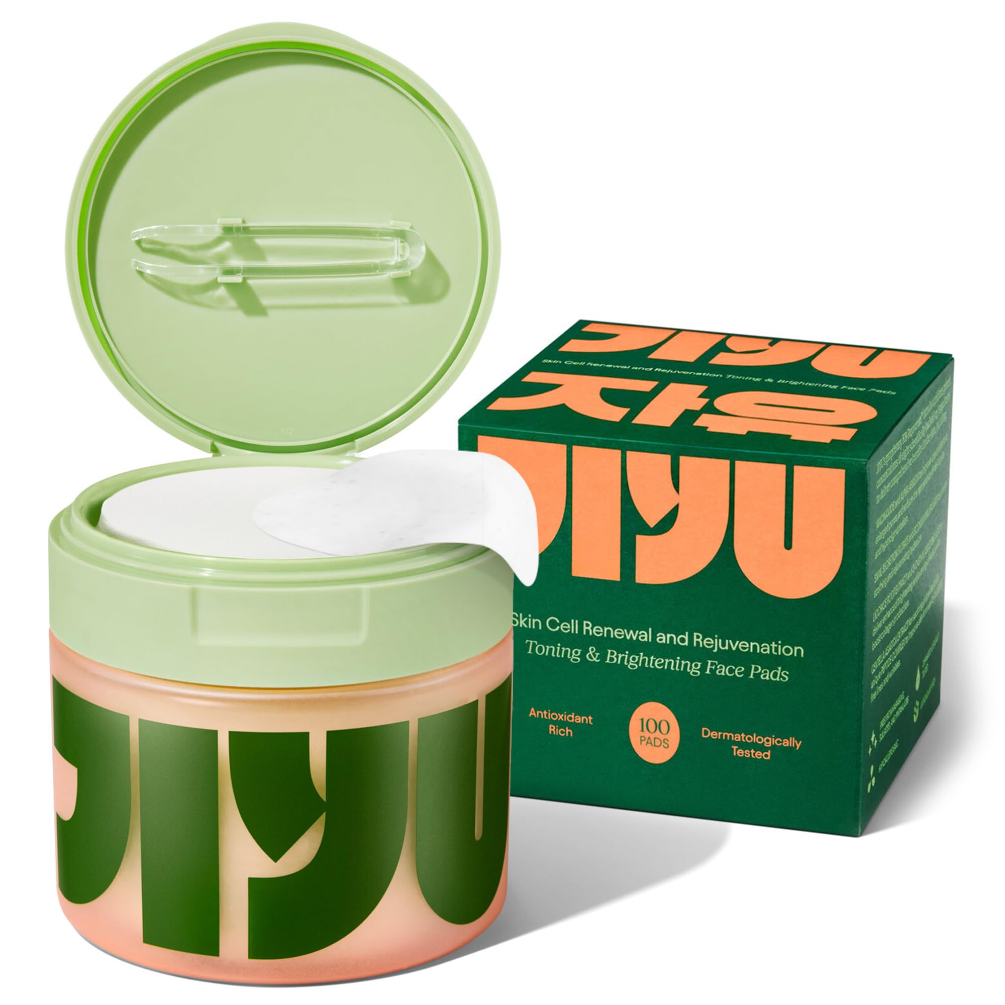 JiYu Toning Polish Pads container and texture