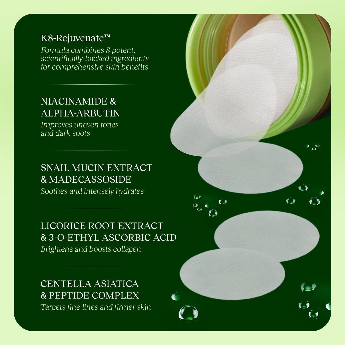 JiYu facial treatment pads for dark spots
