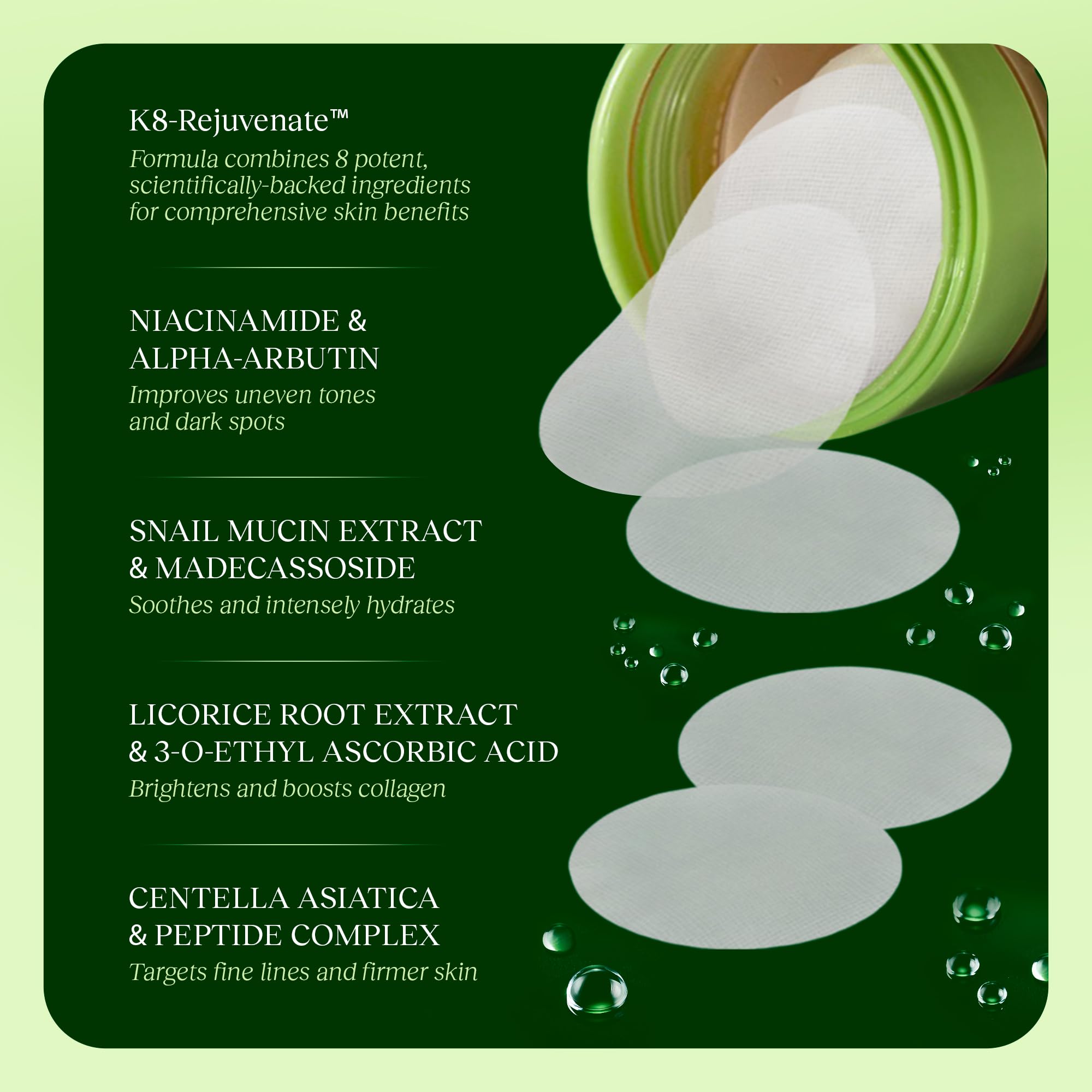 JiYu facial treatment pads for dark spots