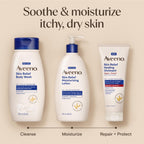 Aveeno sensitive skin lotion lifestyle application