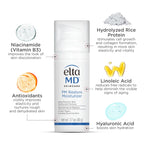 EltaMD PM Restore Night Cream cap removed view