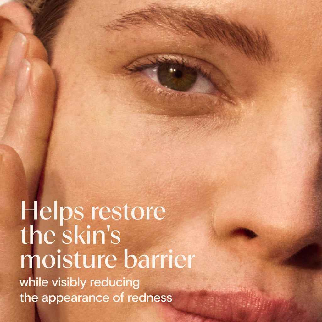 Aveeno Calm And Restore Redness Relief Cream lifestyle sensitive skin application