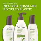 Aveeno skincare lotion highlighting SPF 15 sunscreen protection