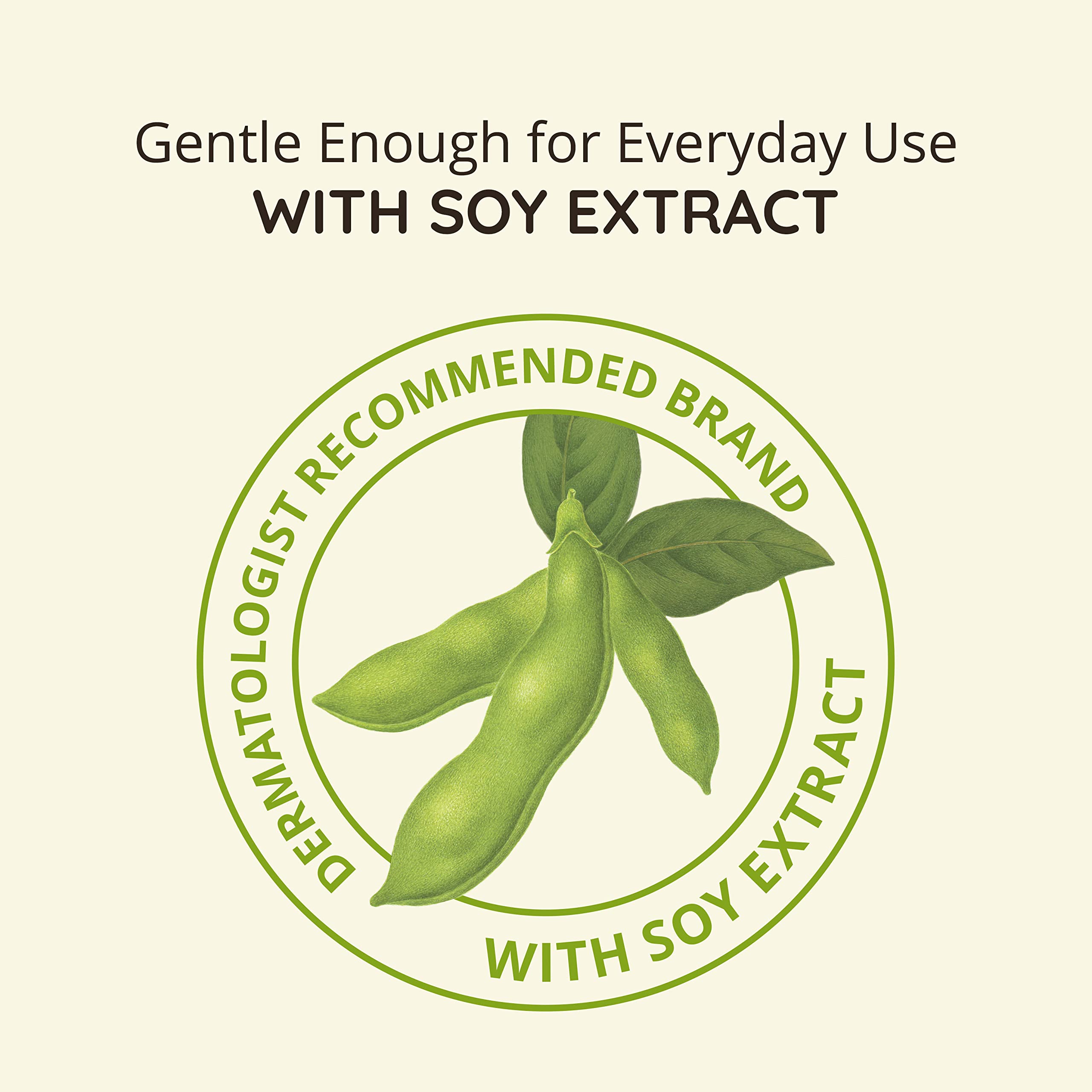Close up of the non comedogenic Aveeno skin brightening wash for sensitive skin types