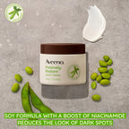 Aveeno Positively Radiant Night Cream packaging label and ingredients overview