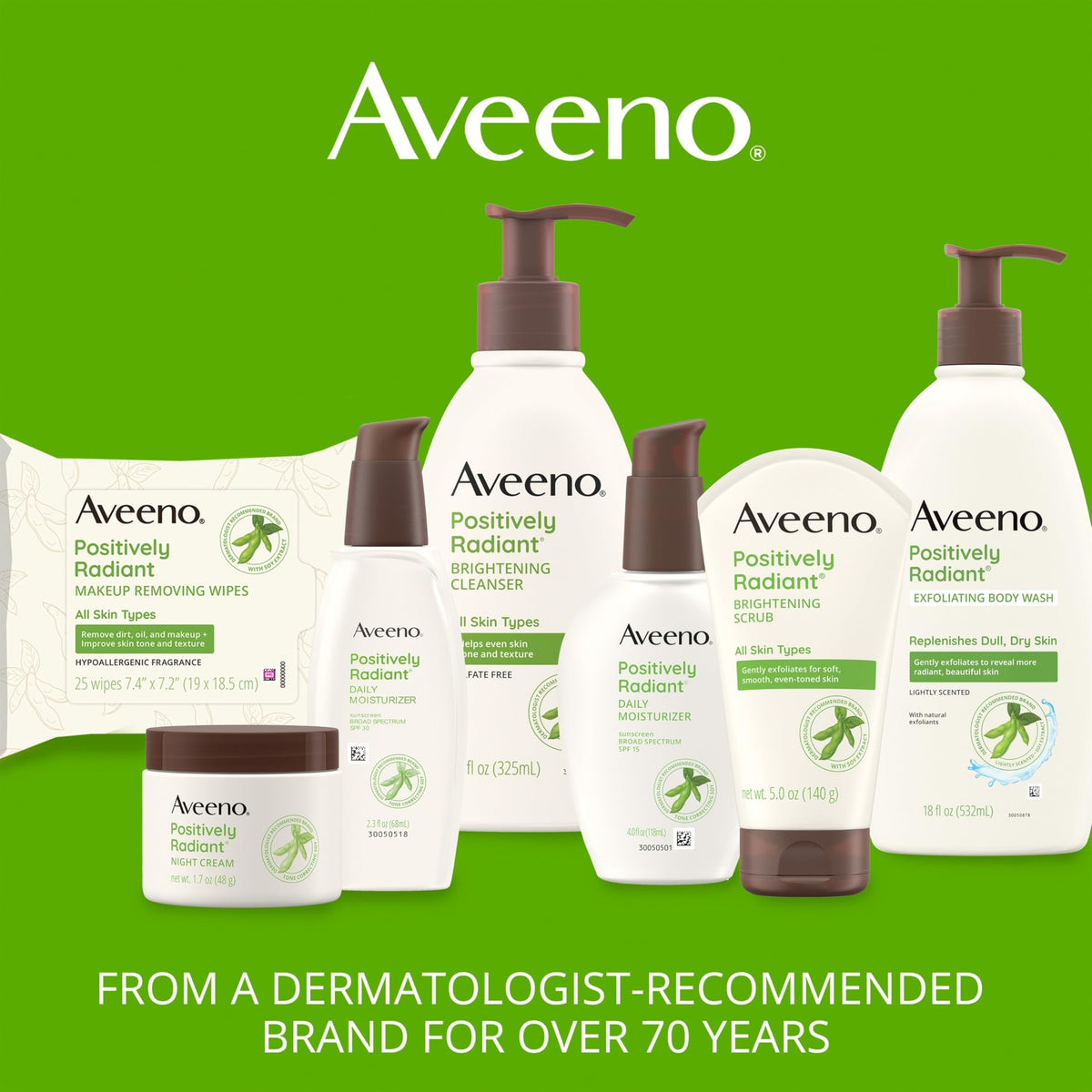Close-up of Aveeno Positively Radiant Night Cream cream consistency