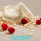 Side profile of Aveeno age renewal eye treatment container.