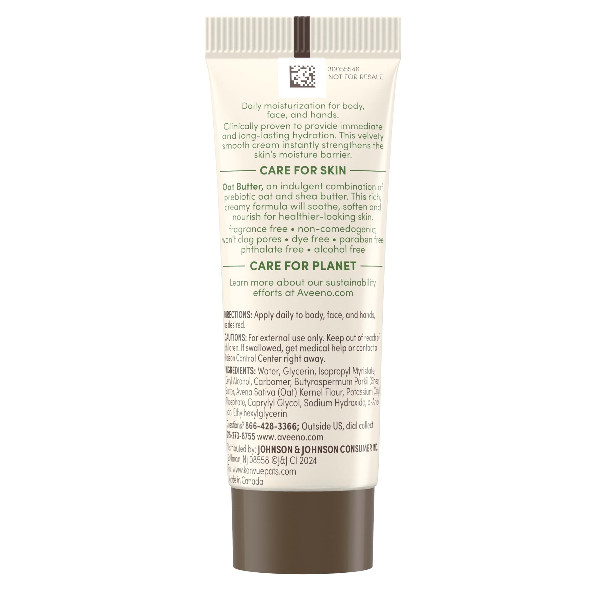 Imported Aveeno radiant sunscreen and moisturizing cream duo for sensitive skin barrier support.