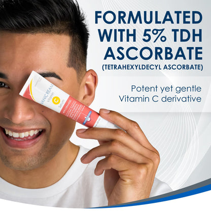 Dermatologist tested Vanicream facial serum ingredient list showing ceramides and THD ascorbate