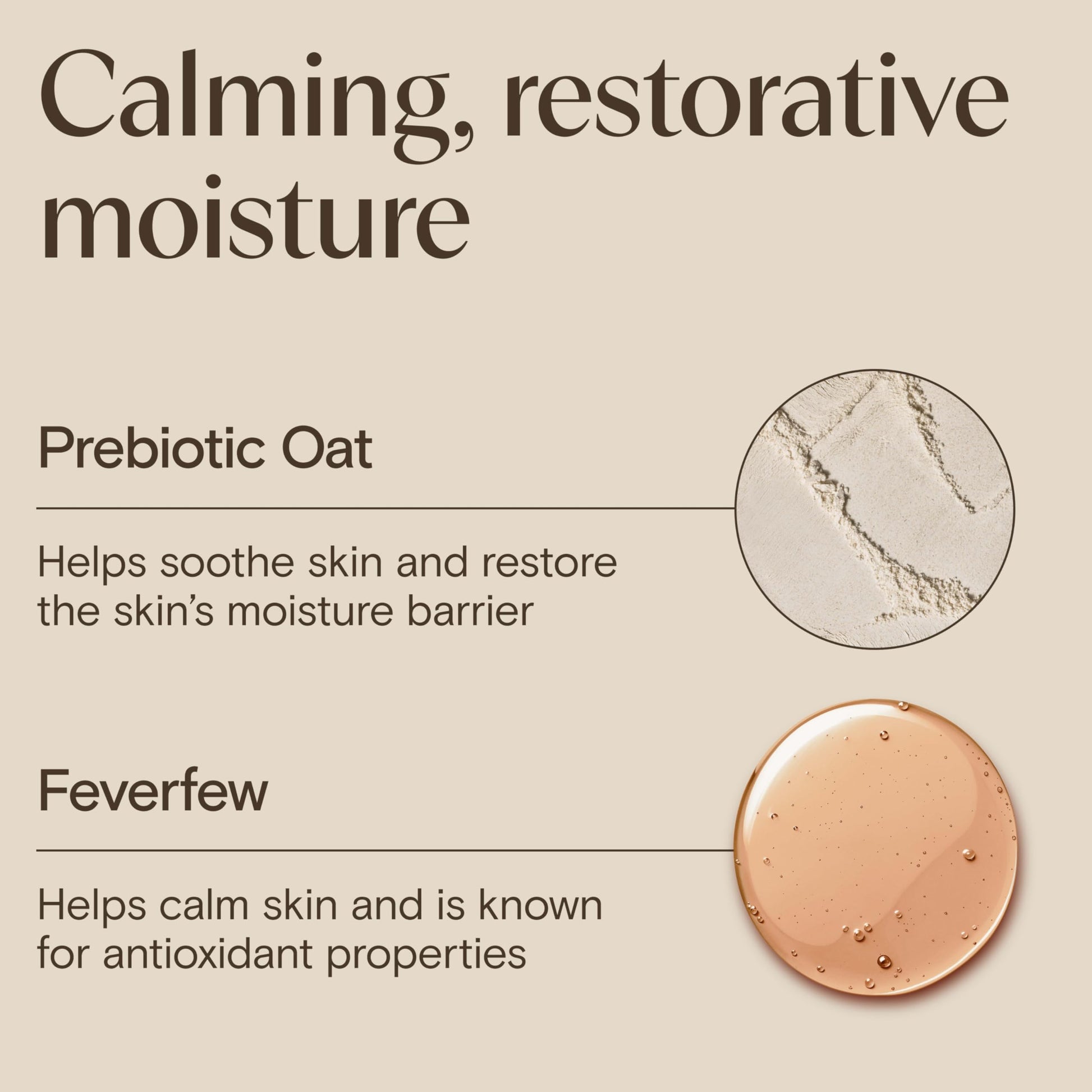 Aveeno Calm and Restore Oat Gel Facial Moisturizer 1.7 ounce container isolated on white background
