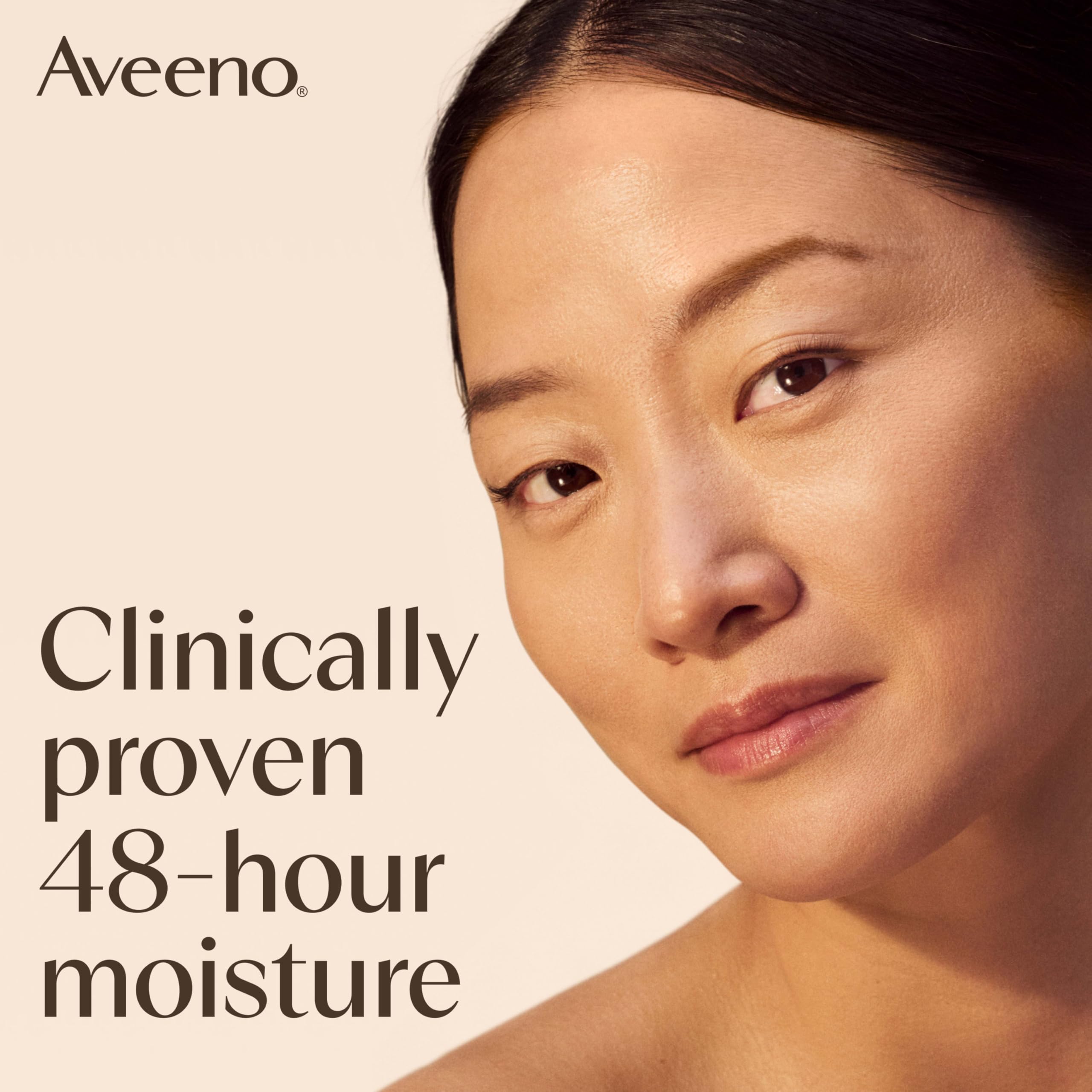 Aveeno Daily Moisturizing Cream trial size 0.5 ounce tube showcasing prebiotic oat ingredients