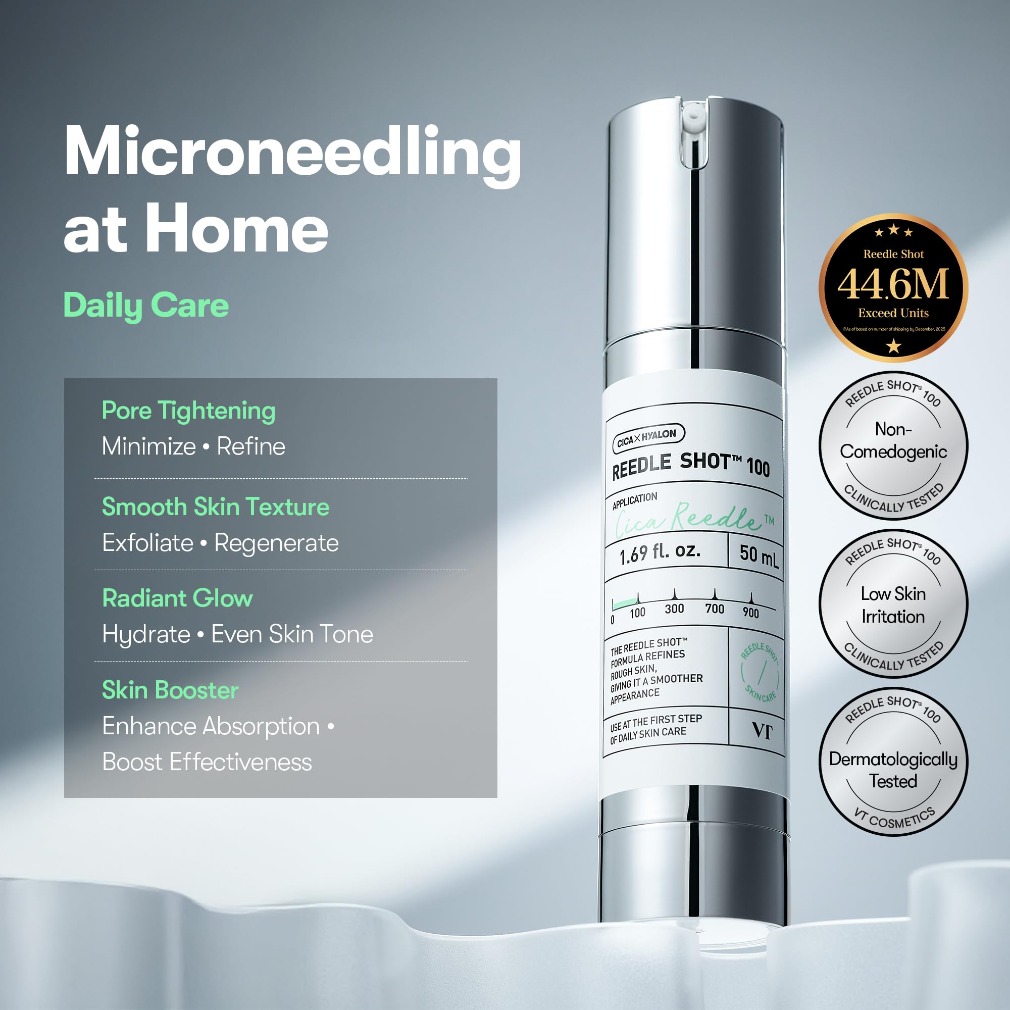 Authentic VT Cosmetics micro spicule soothing essence texture detail