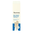 Back of Aveeno hand mask packaging with instructions and ingredients