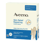 Single use Aveeno repairing hand mask foil pouch