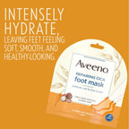 Non-drip glove and slipper format for extra dry skin care