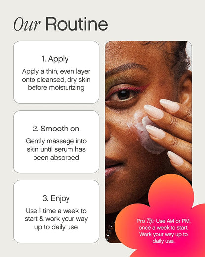 Topicals Faded hyperpigmentation safe serum tube displaying inclusive skincare benefits.