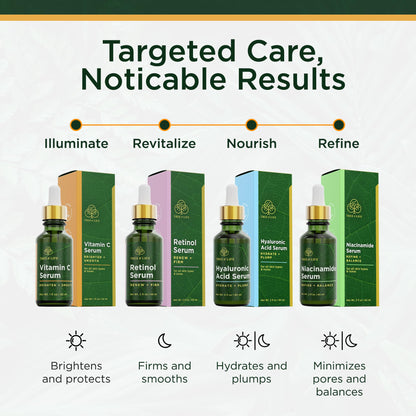 Tree of Life Vitamin C skin care serum application lifestyle image