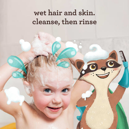 Texture shot of Aveeno Kids hydrating hair care formula