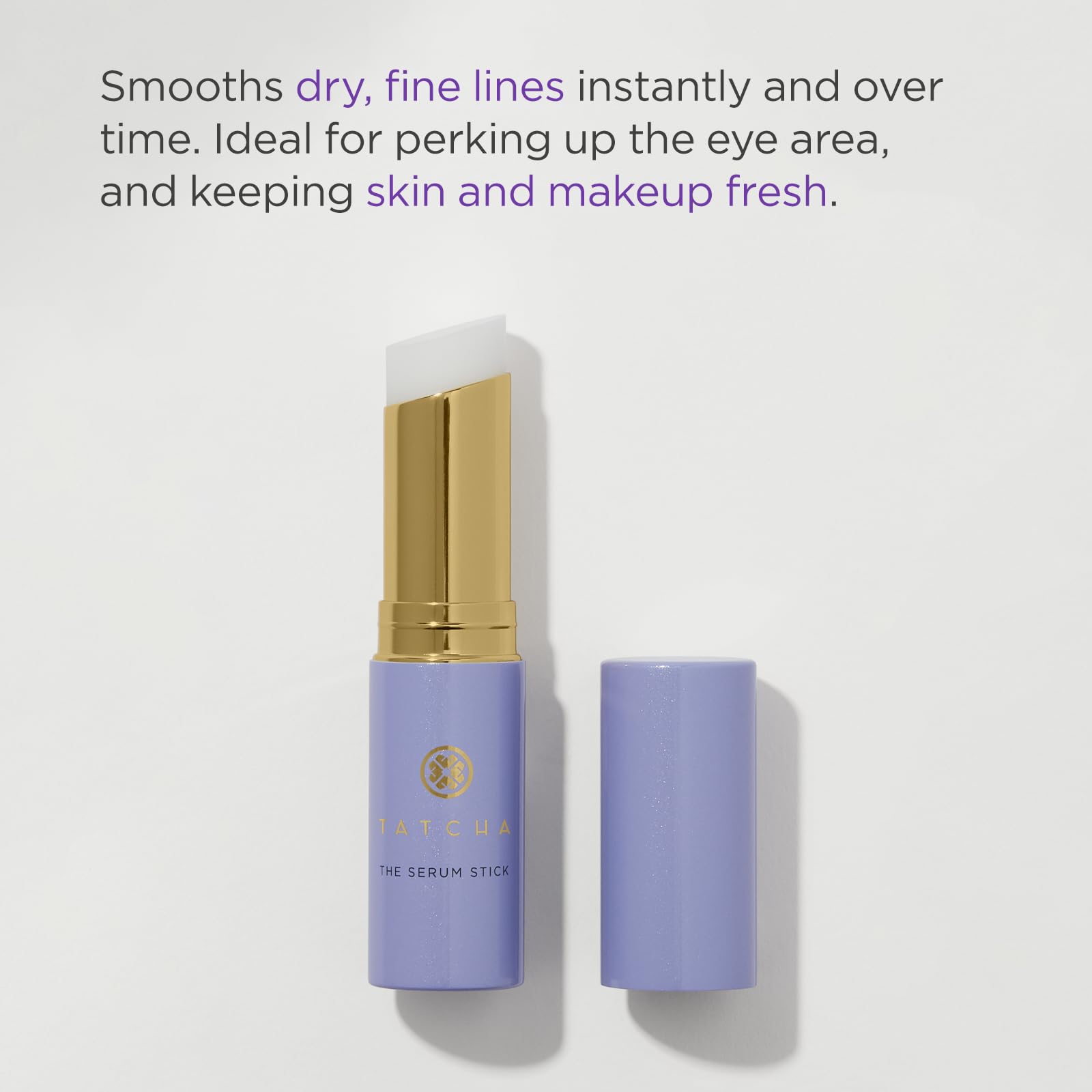 Tatcha squalane face balm twist up tube opened