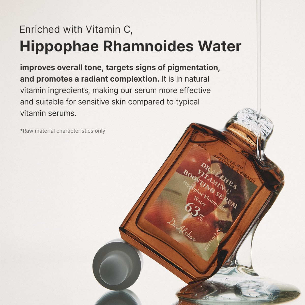 Dr.Althea Vitamin C Boosting Serum with Tranexamic Acid lightweight brightening formula packaging