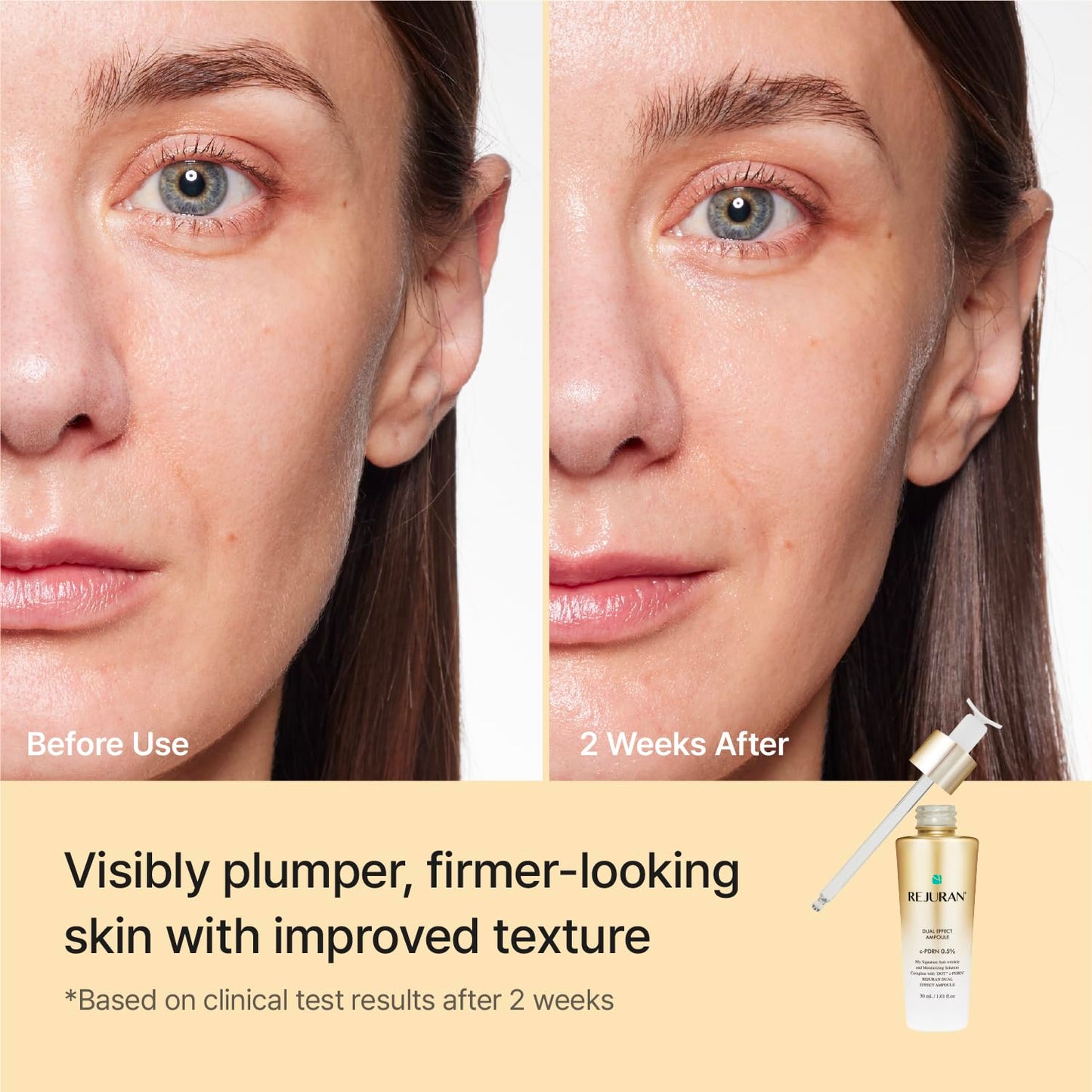 REJURAN wrinkle care and skin firming ampoule ingredients label
