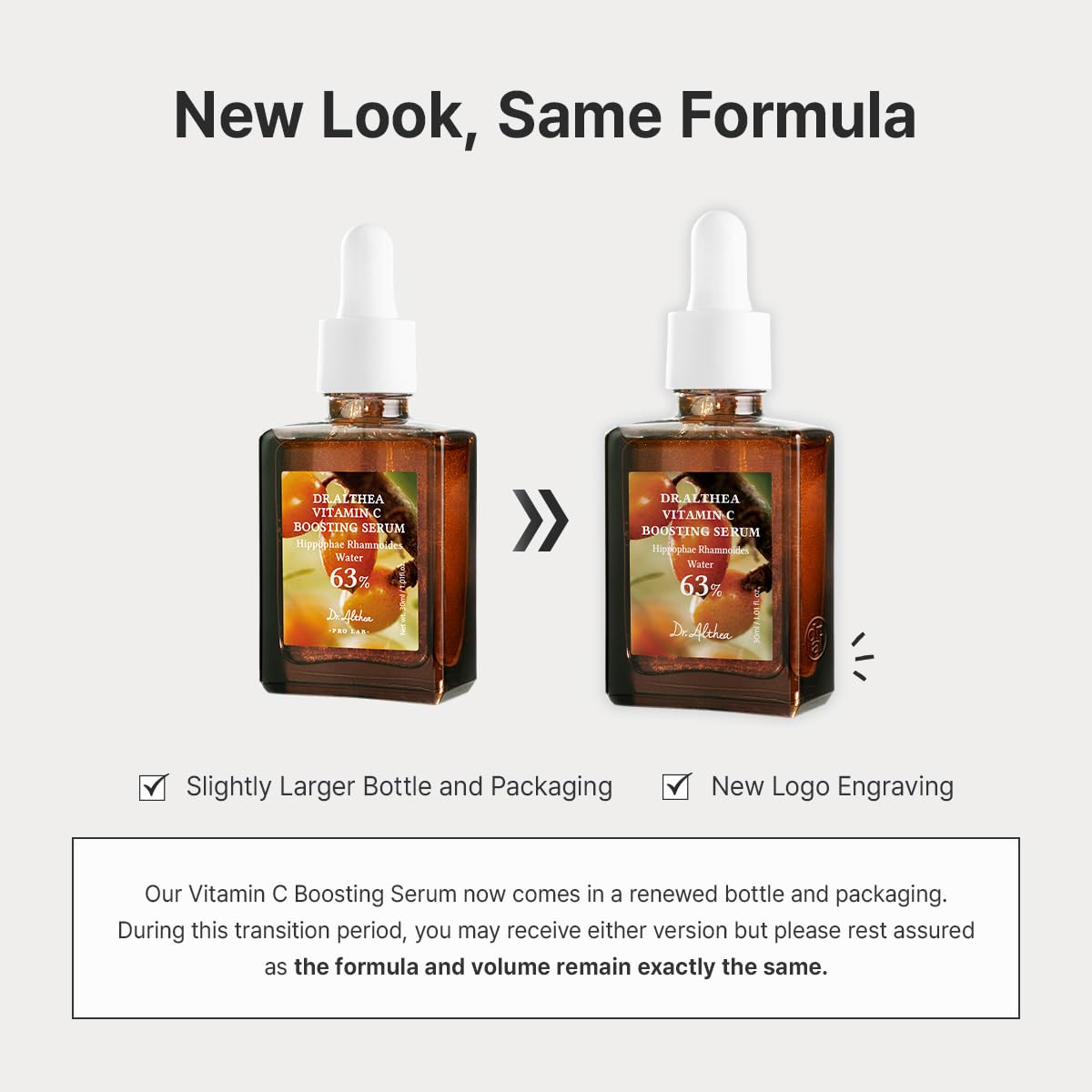 Dr.Althea authentic imported skincare box packaging with detailed product description
