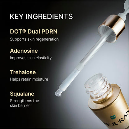 Premium imported REJURAN Healer Turnover Ampoule side packaging view