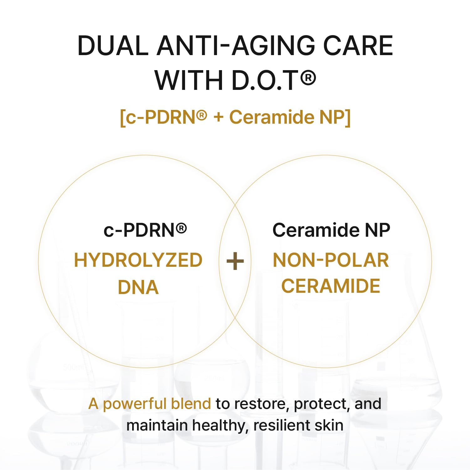 Authentic REJURAN dual anti-aging care facial serum for mature skin
