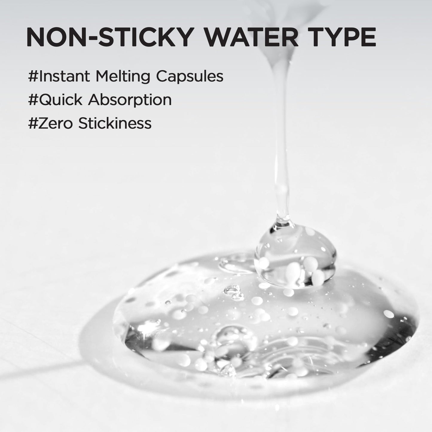 Close up view of the encapsulated Madewhite particles inside the SKIN1004 Centella Tone Brightening Ampoule