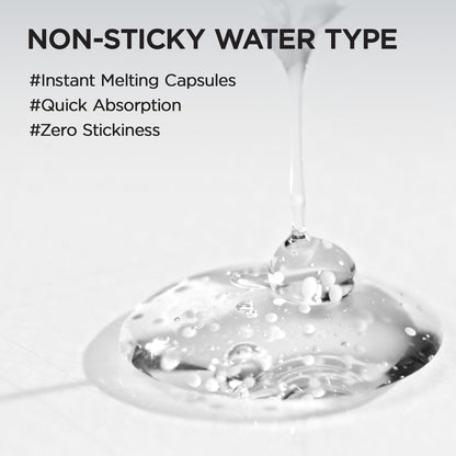 Close up view of the encapsulated Madewhite particles inside the SKIN1004 Centella Tone Brightening Ampoule