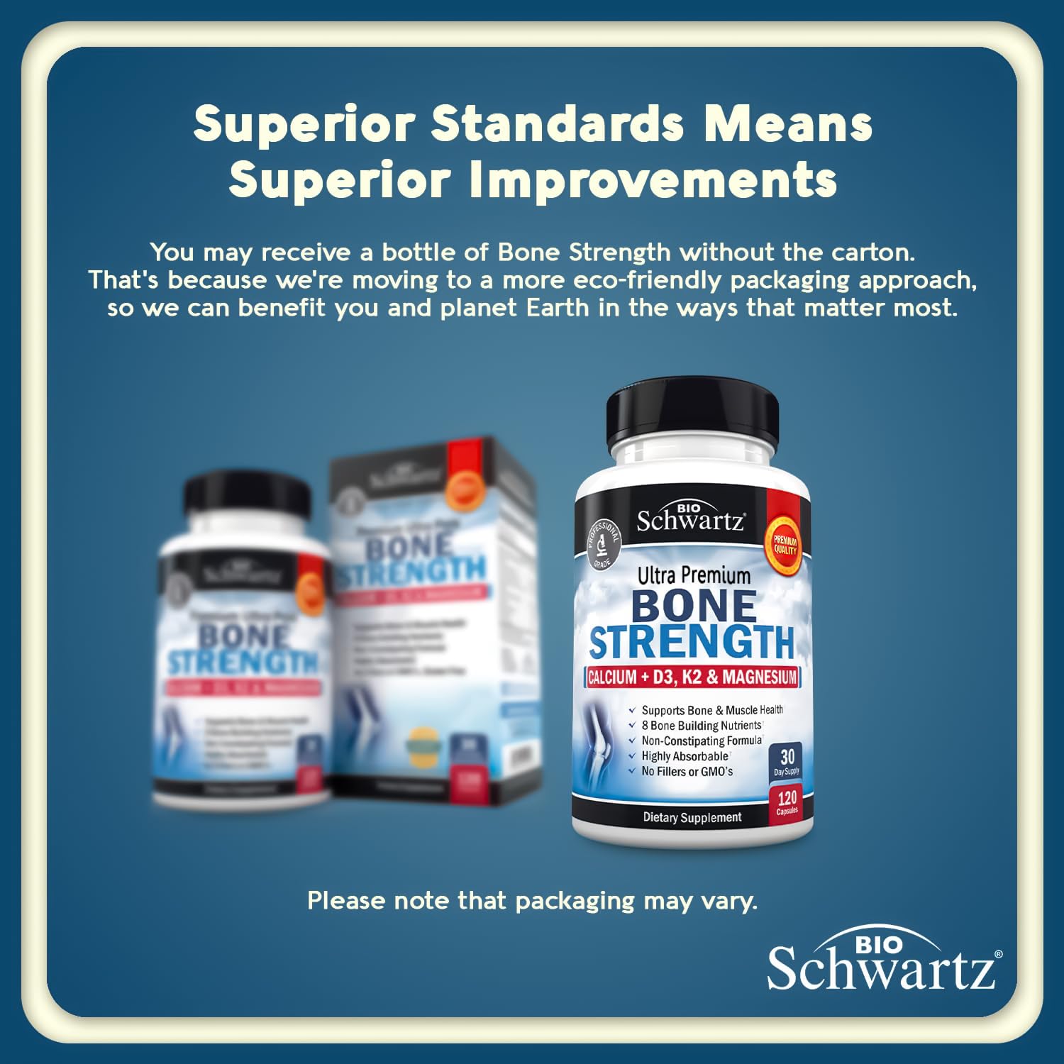 BioSchwartz Bone Strength veggie capsules close up