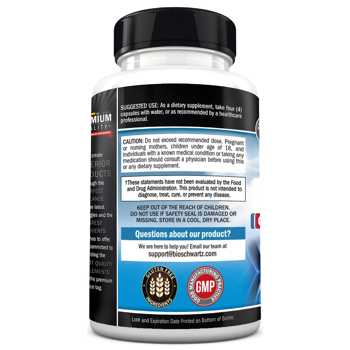 BioSchwartz bone strength 120 capsules complete view