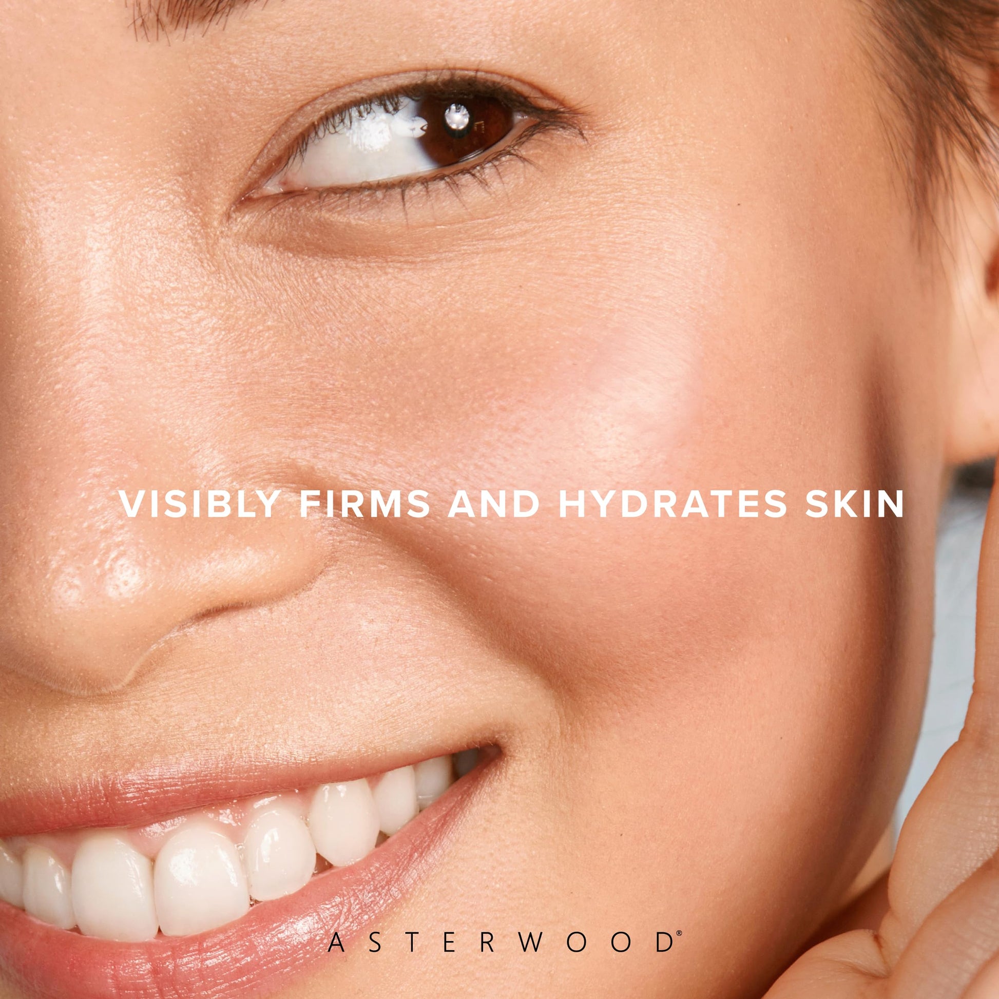 Authentic USA imported Asterwood copper peptides skincare serum showing the product packaging.