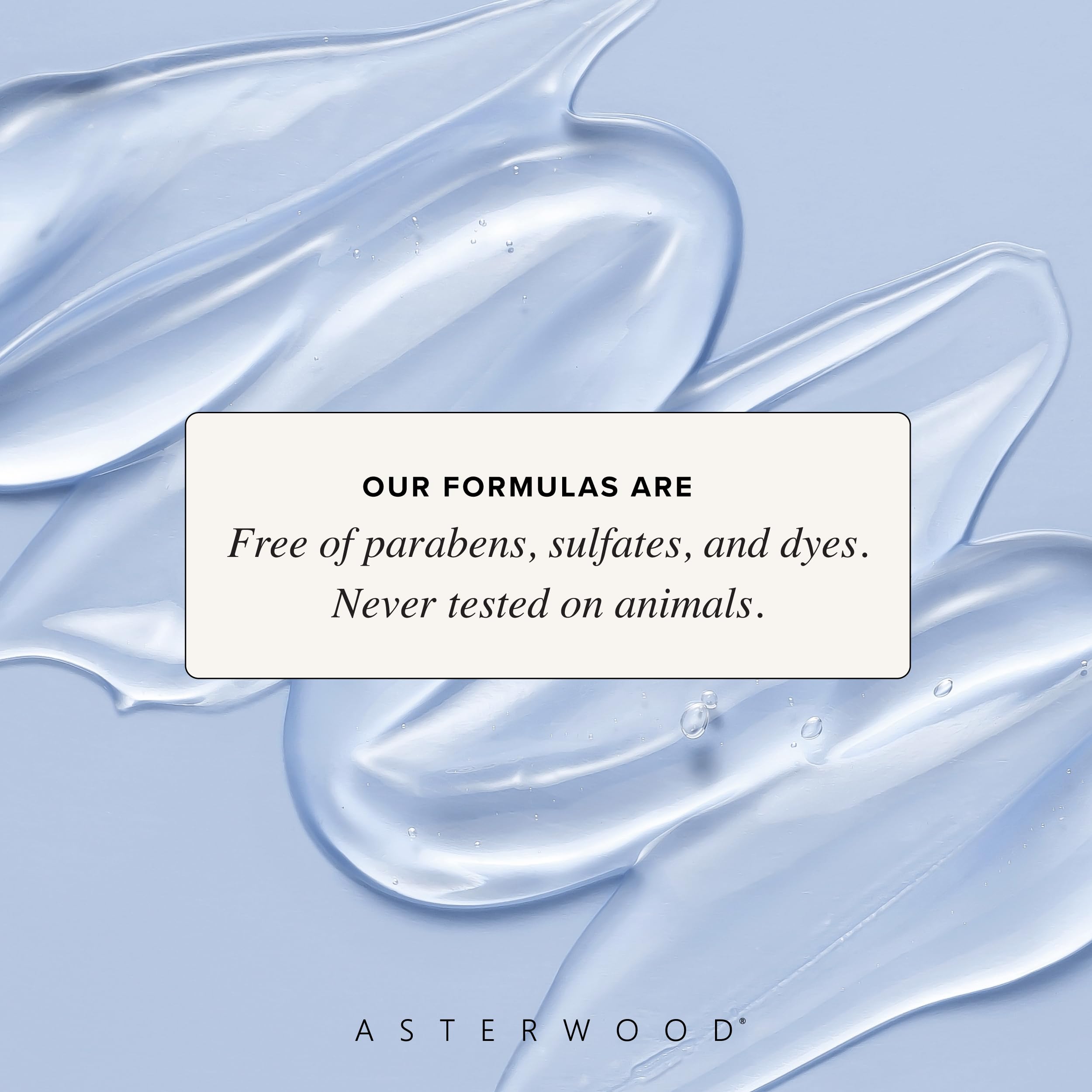 Asterwood hydrating and collagen boosting face serum with dropper being prepared for application.