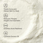 The Ordinary Sulfur powder to cream texture demonstration