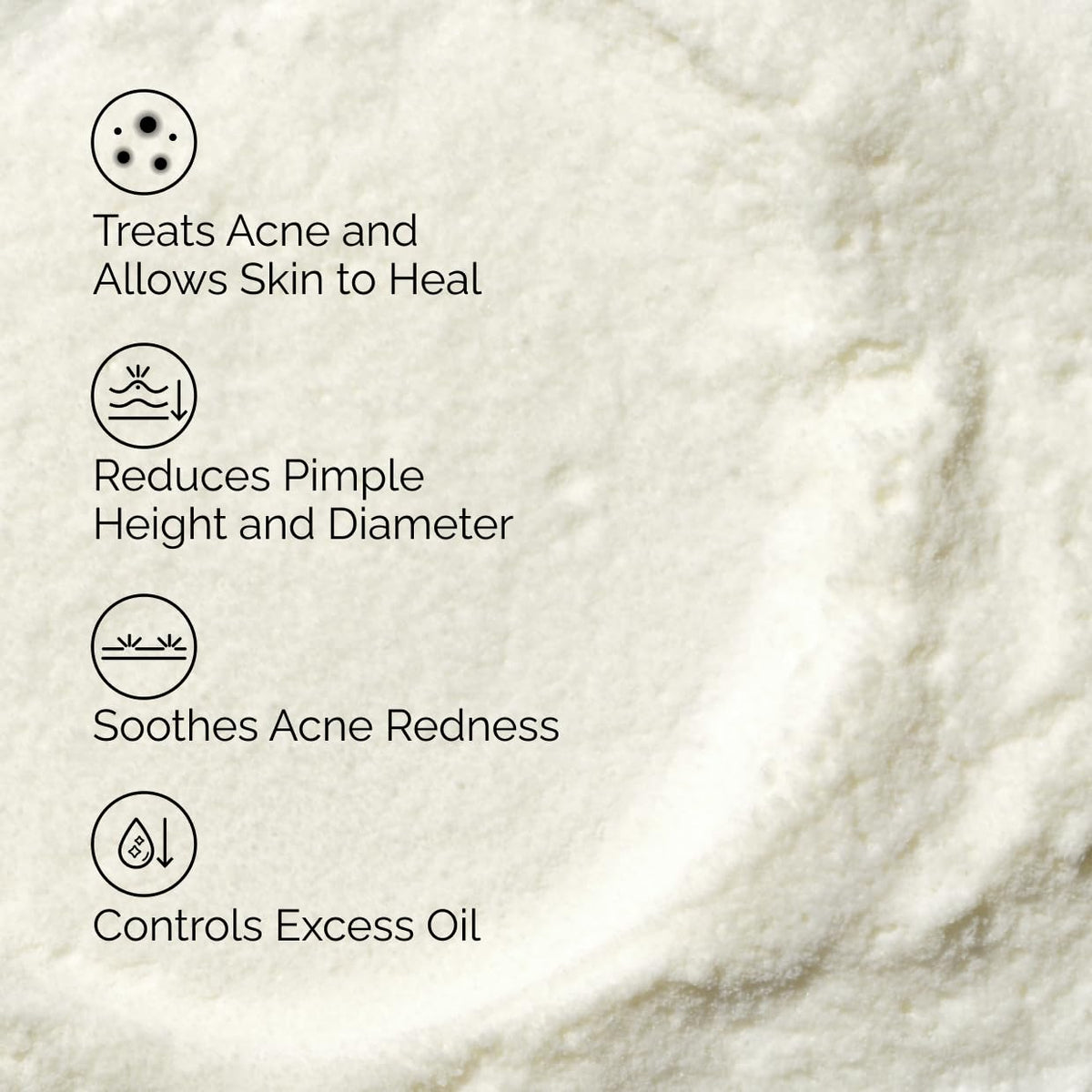 The Ordinary Sulfur powder to cream texture demonstration
