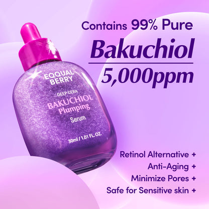 EQQUALBERRY plant based retinol alternative serum texture on clean background