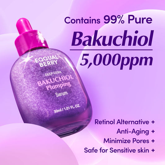 EQQUALBERRY plant based retinol alternative serum texture on clean background