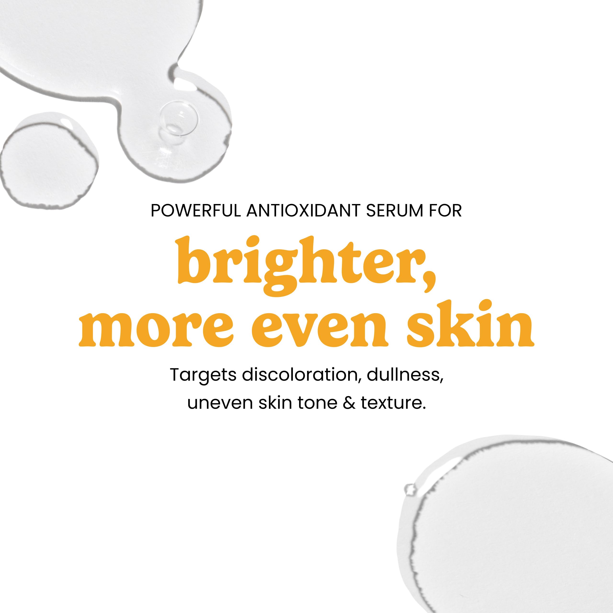 Fragrance free Timeless skin brightening serum bottle standing upright on a clean surface