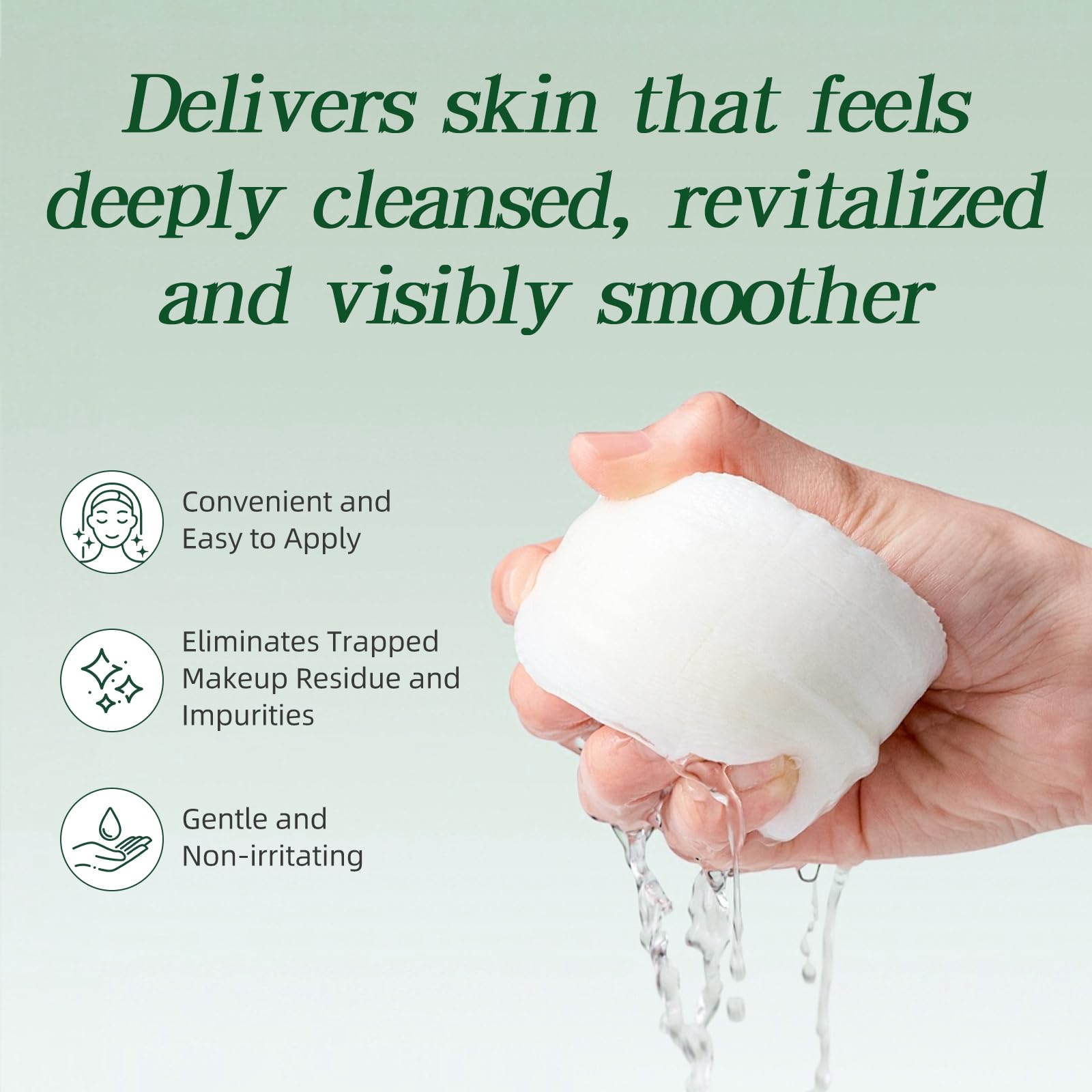 Authentic imported skincare container with protective sealed lid open