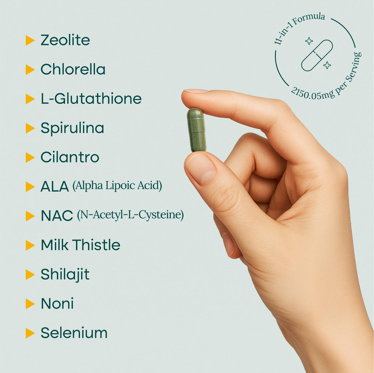 Premium imported Etta Vita liver repair capsules lifestyle display